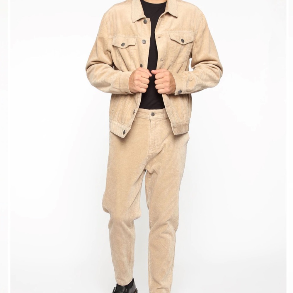 Corduroy Trucker Set